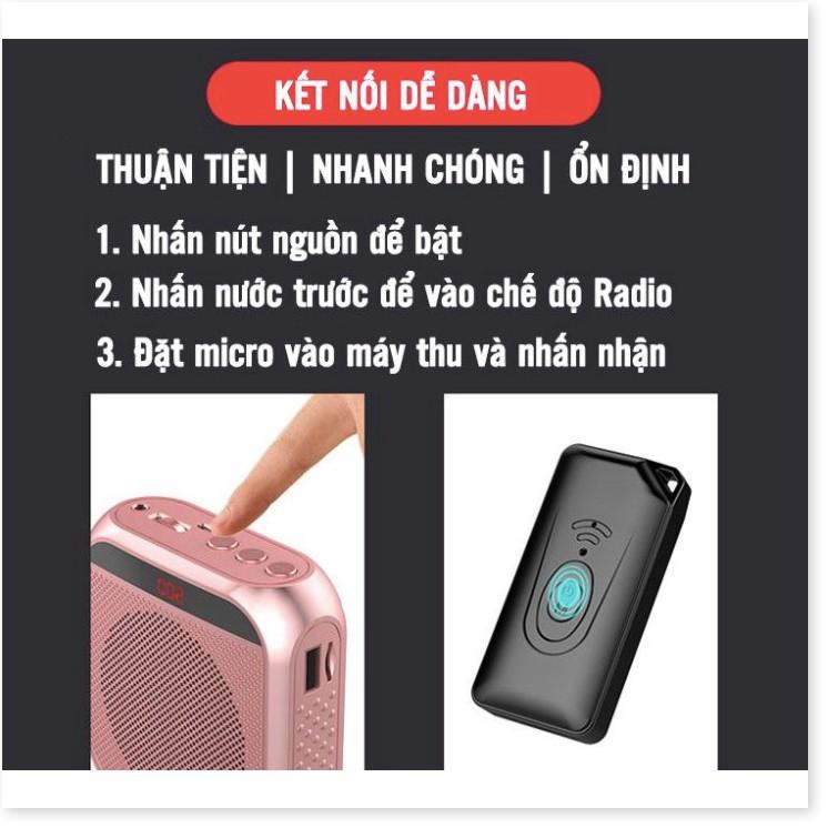 Bộ Micro-Loa trợ giảng nhỏ gọn PUNNY PINK Gia Dụng SG