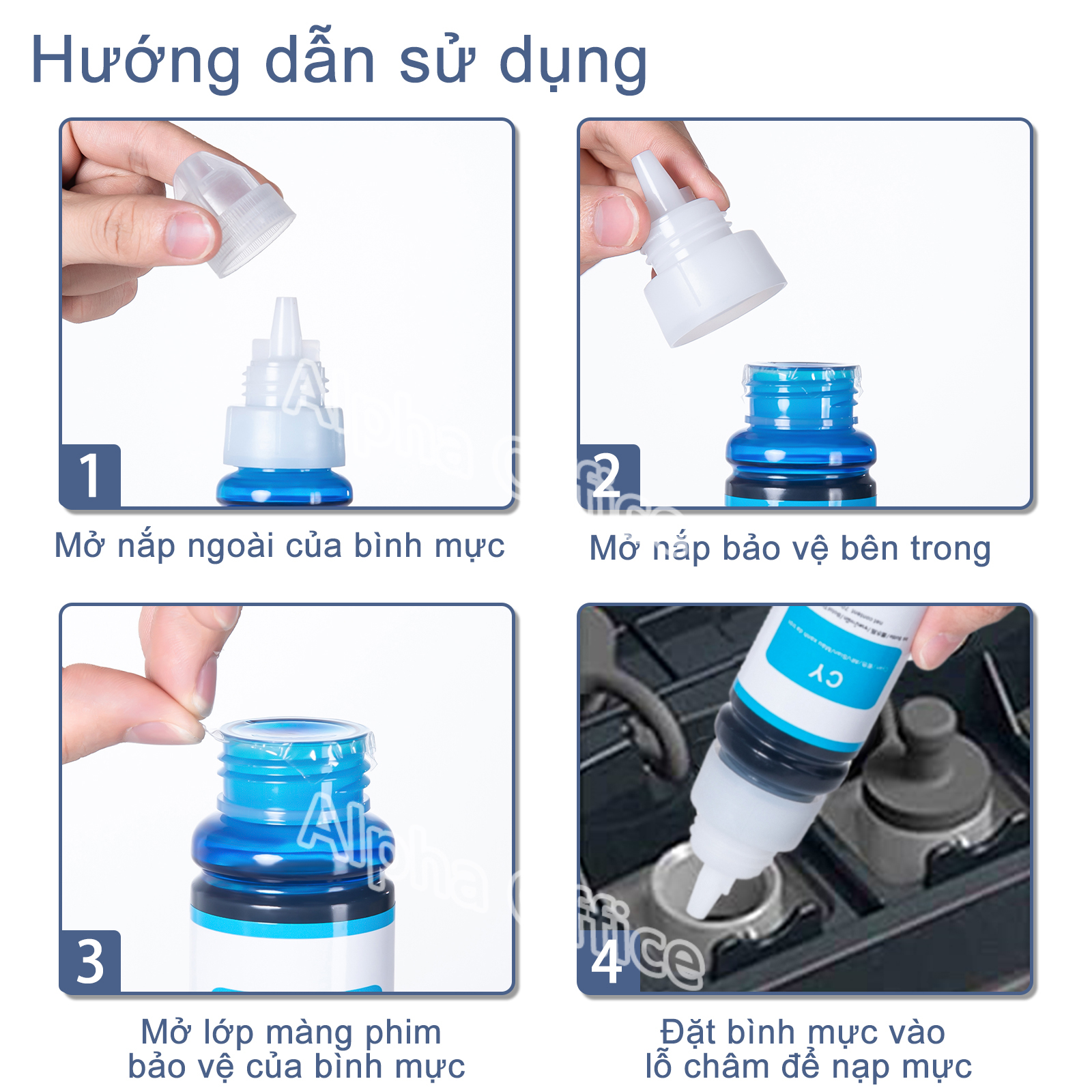 [HCM] mực máy in phun Canon GI-790 Màu Đen (BK) 135ml hàng nhập khẩudùng cho máy in Canon G1000/ G2000/ G3000/ G1010/ G4010/ G3010/ G2010