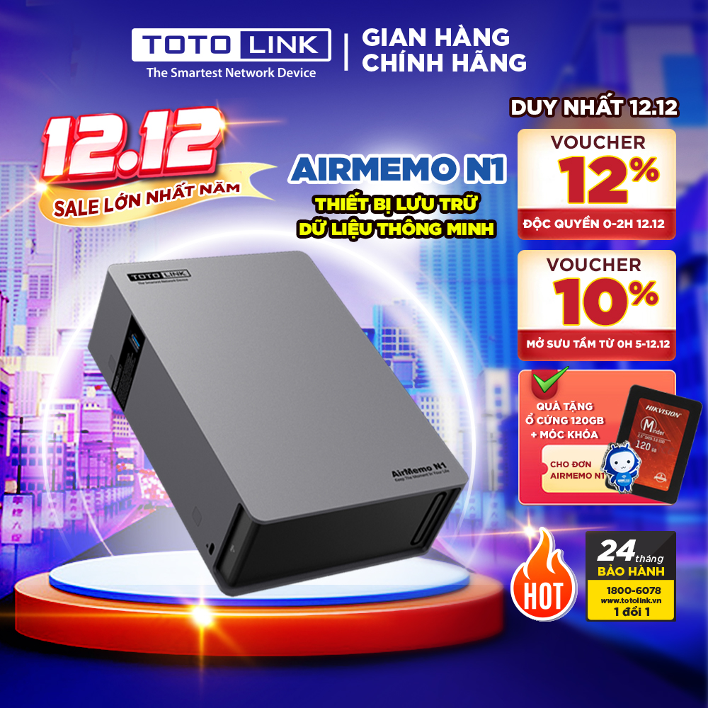 Thiết bị lưu trữ dữ liệu thông minh-AirMemo N1_HÀNG CHÍNH HÃNG