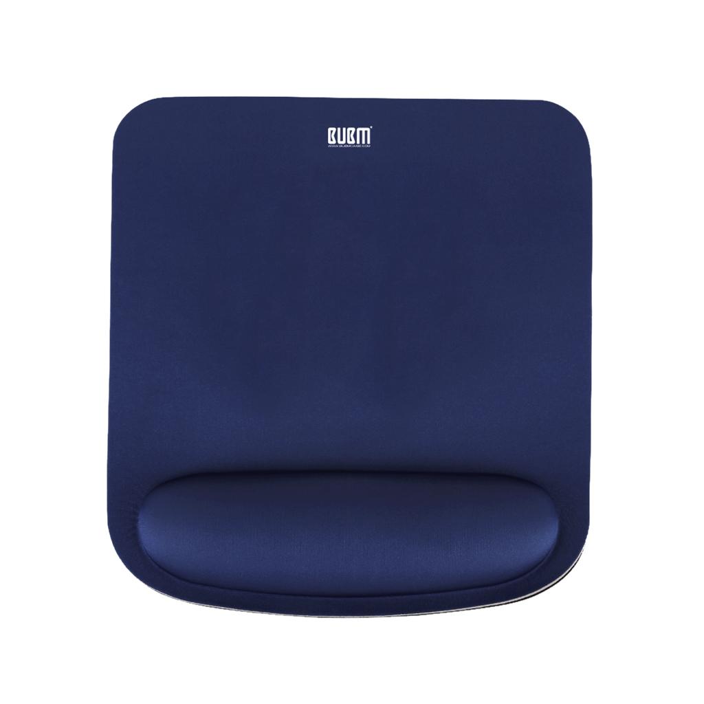 Ergonomic Mouse Pad With Wrist Gel Support For Laptop Non-slip Rubber Blue
