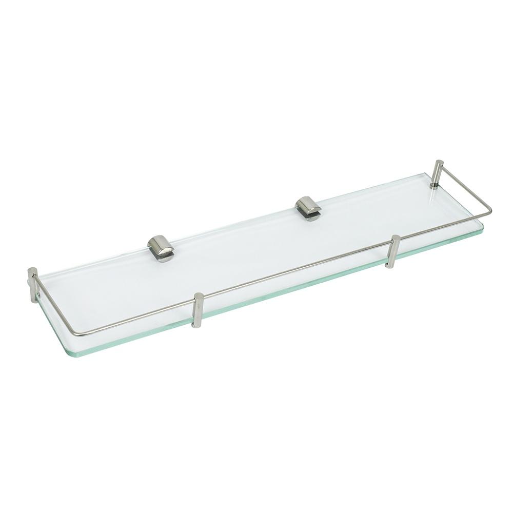 KỆ KÍNH TRỤ KHOANG LỖ INOX 304 "KK-08"