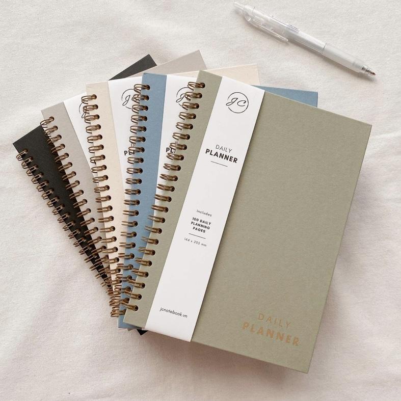 Beige Everyday Gift Set - Hộp Quà Tặng 8/3 - Sổ Planner, Nhật Ký, Giấy Note Trong Suốt, Bút