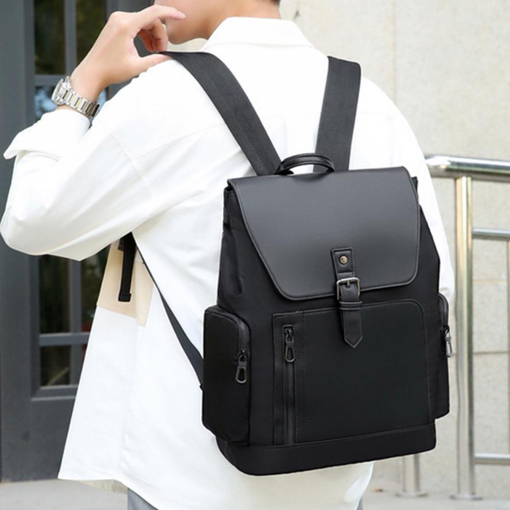 Balo Thời Trang Nam Nữ,Balo Ulzzang,Vải Oxford phối da chống nước cao cấp,Đựng Laptop 15.6 inh -