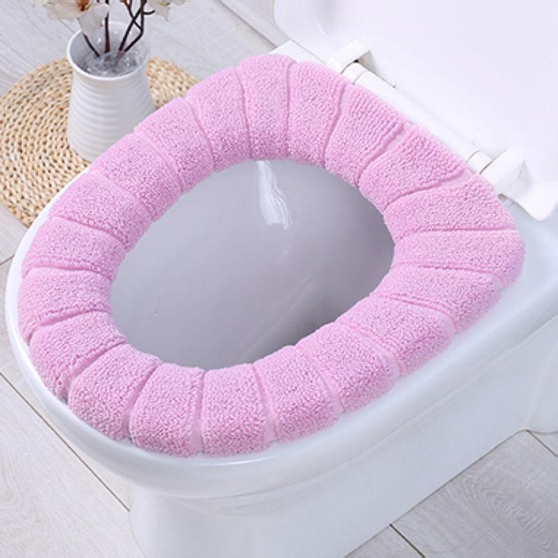 Miếng đệm lót bồn cầu chất nỉ lông chống lạnh