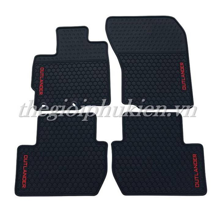 Thảm sàn, lót sàn cao su 3D cho Mitsubishi Outlander