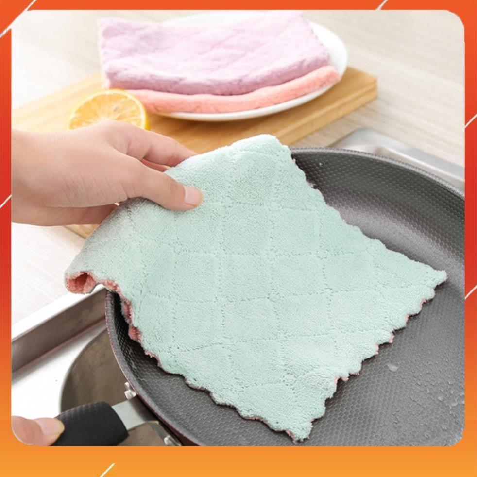 Khăn Lau Tay Nhà Bếp, Túi 10 Chiếc Tiện Dụng