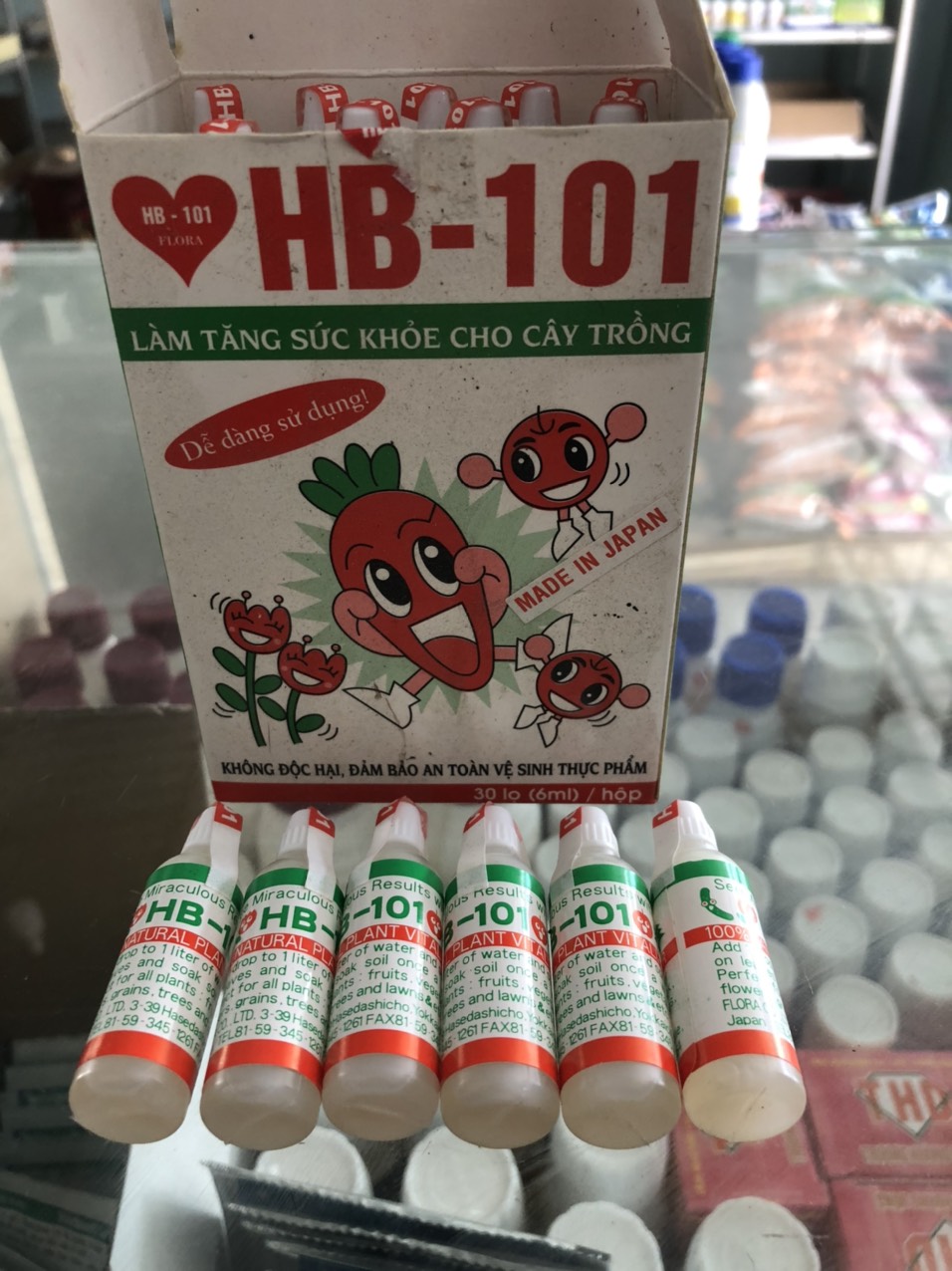 Ống HB 101- Kích thích sinh trưởng cây trồng dạng hữu cơ sinh học