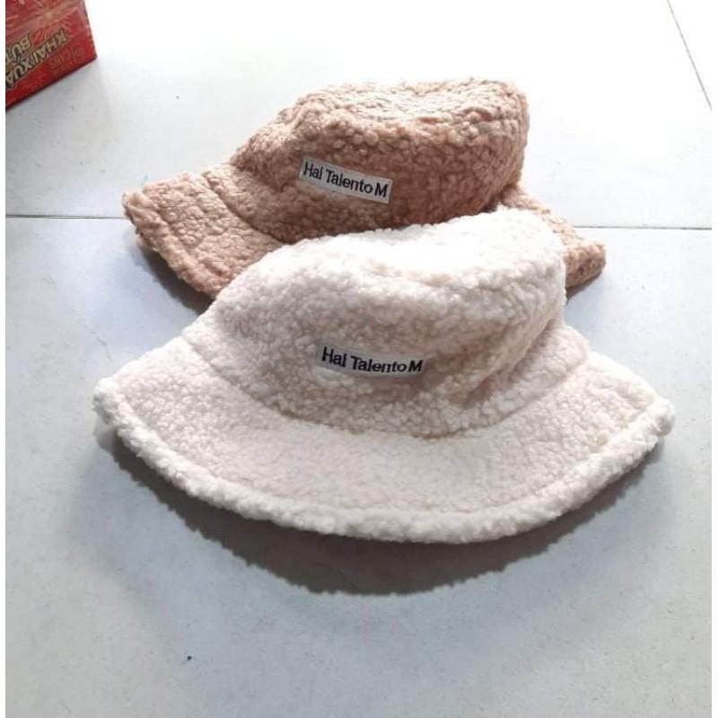 Mũ bucket lông cừu
