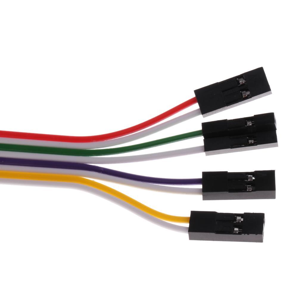 2x Power Supply Cord Replacement Reset LED Wire Kit for ATX Case Front Bezel