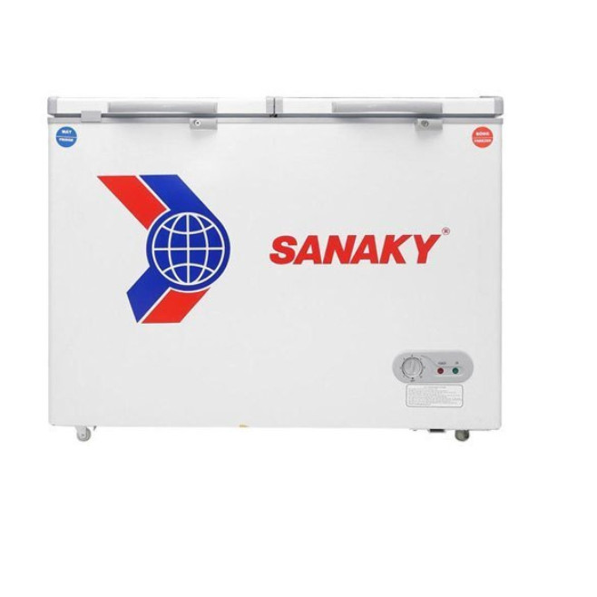 Tủ Đông Sanaky VH-365W2 2 Ngăn 2 Cánh Dàn Lạnh Nhôm (260L) - Hàng Chính Hãng