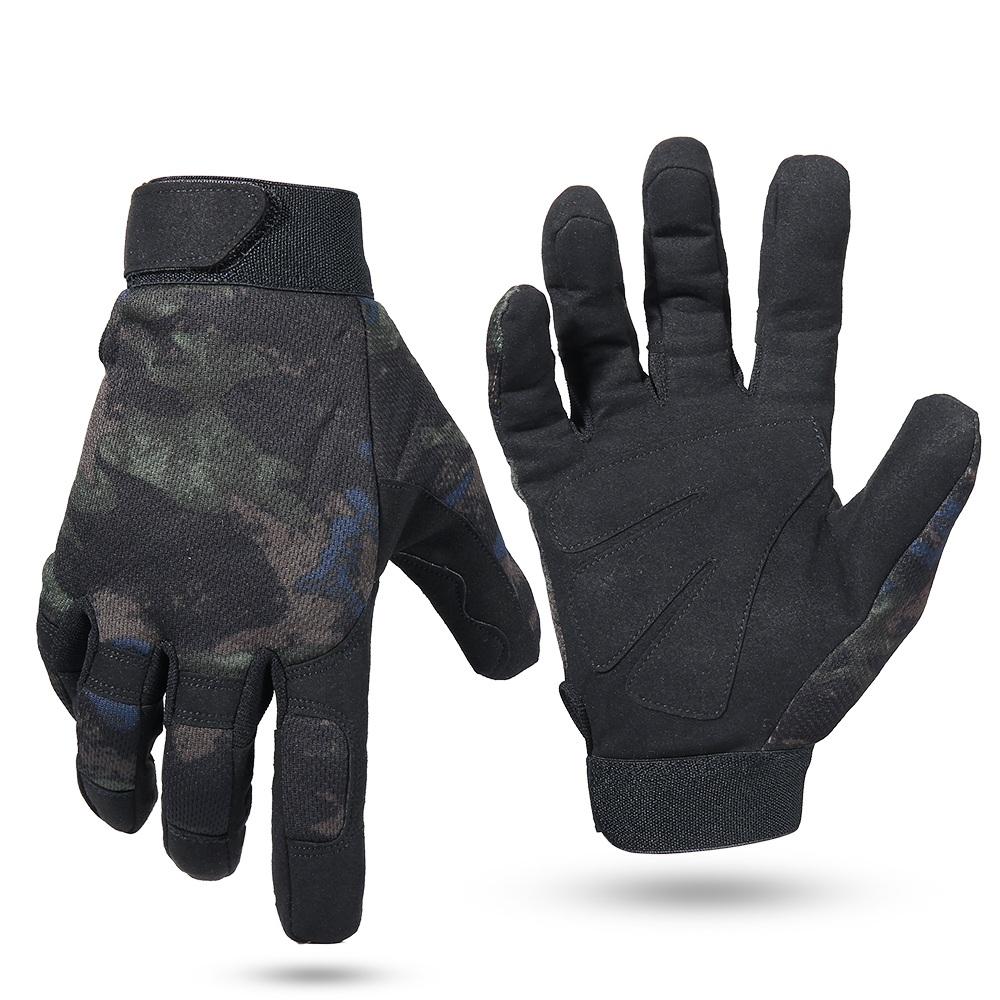 Găng Tay Chiến Thuật Quân Đội Dài Tay Full Ngón Găng Tay Nam Quân Đội Đen Airsoft Thể Thao Đi Bộ Đường Dài Biker Đi Xe Đạp Đi Xe Lái Xe Săn Bắn Găng Tay Hở Ngón