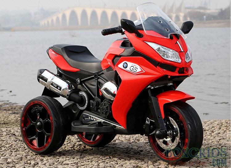 Xe máy điện trẻ em NEL-R1200GS cho bé 3-10 tuổi - xe máy điện