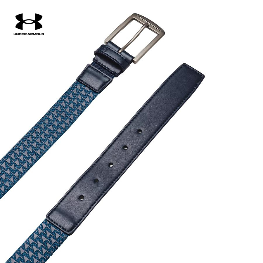 Thắt lưng thể thao unisex Under Armour Golf Belt M Academy/Petrol Blue/Academy - 1361570-409