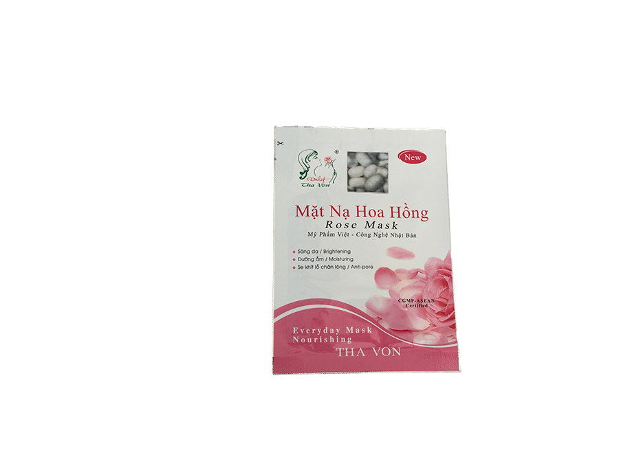 Mặt Nạ Hoa Hồng chất liệu lụa