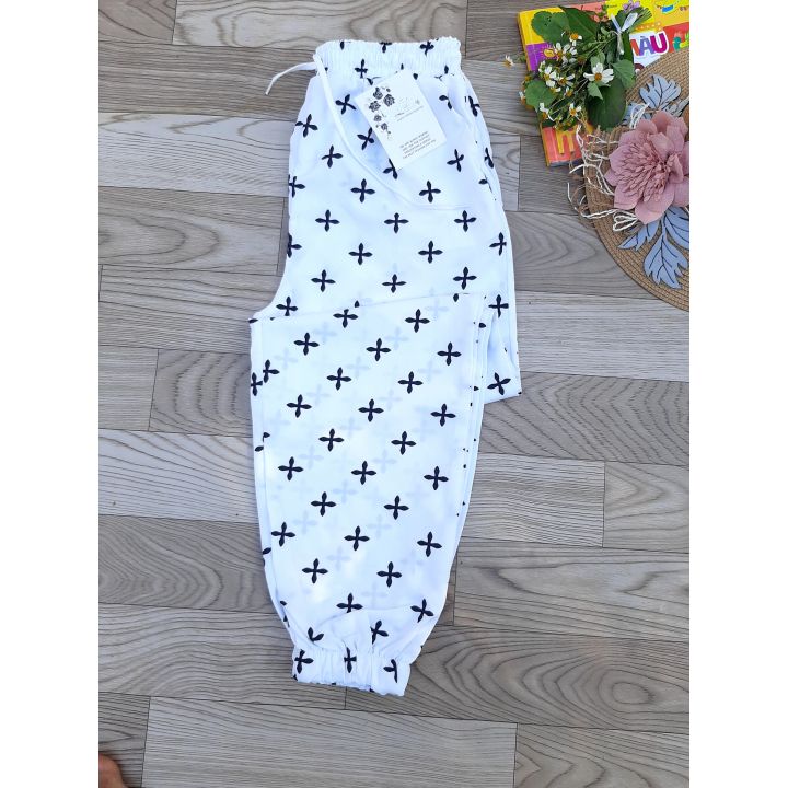 Quần Lụa Jogger Bo Gấu Phom Rộng Thoải Mái, Siêu Mát, Kiểu Dáng Trẻ Trung (Freesize)