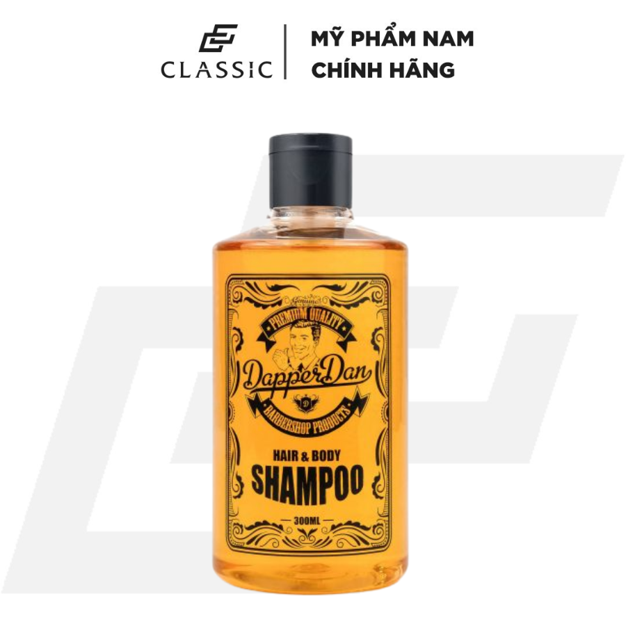 Dầu Tắm Gội Dapper Dan Hair & Body Shampoo 300ml