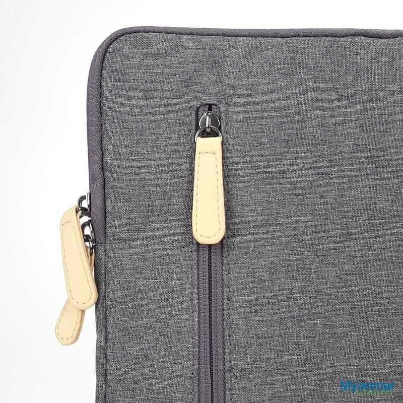 Túi chống sốc Laptop 13 inch AGVA Urban Denim - Kích thước Ngang 34 x Rộng 1.5 x Cao 25 cm - Mã LTB262GRE (Xám) - Túi chính hãng bảo hành 2 năm