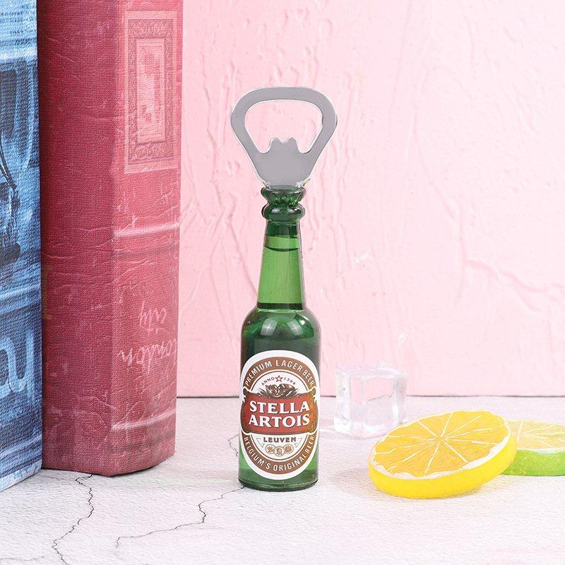 COMBO 3 Dụng cụ mở chai khui chai hình chai bia có gắn nam châm chuyên dụng, Phong cách Retro Vintage cho quán