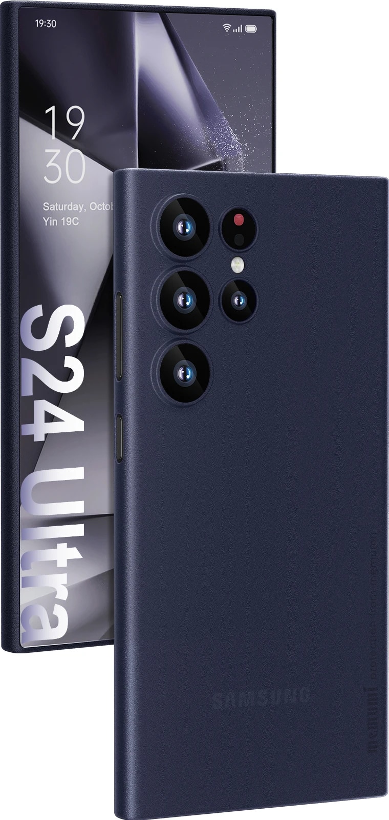 Hình ảnh Ốp lưng lụa cho SamSung Galaxy S24 Ultra , S24 Plus, S24 chính hãng Memumi siêu mỏng, chống vân tay - Hàng chính hãng