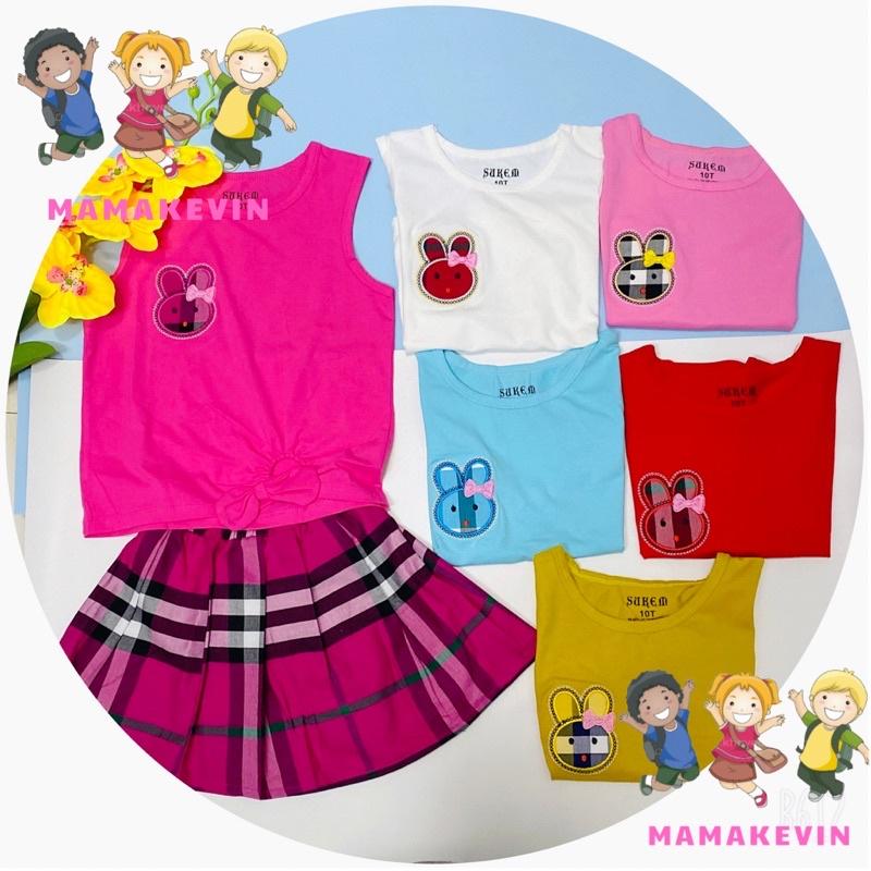 MAMAKEVIN Set Bộ Bé Gái Phối Chân Váy Xinh Xắn Bé 9-35Kg