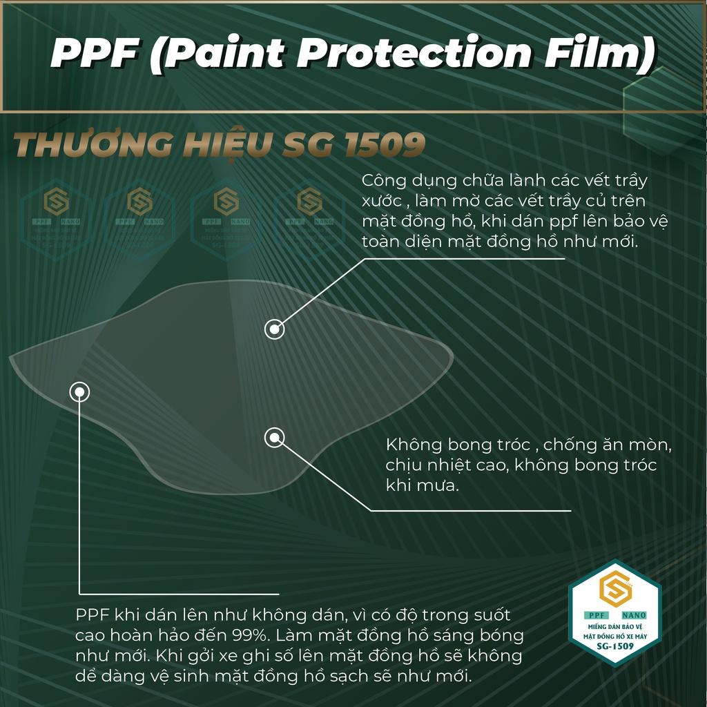 Miếng dán cường lục ppf mặt đồng hồ xe honda FUTURE chống trầy xước bảo vệ mặt đồng hồ luôn mới từ sg1509