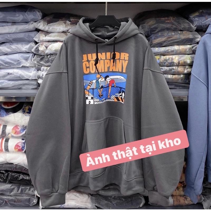Áo Hoodie Forrm Rộng Xám Đen COMPANY Ulzzang , phong cách thời trang, style HÀN QUỐC