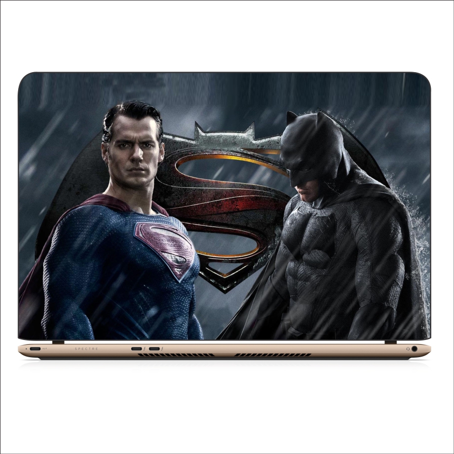 Miếng Dán Skin In Decal Dành Cho Laptop - Super Man vs Batman 3