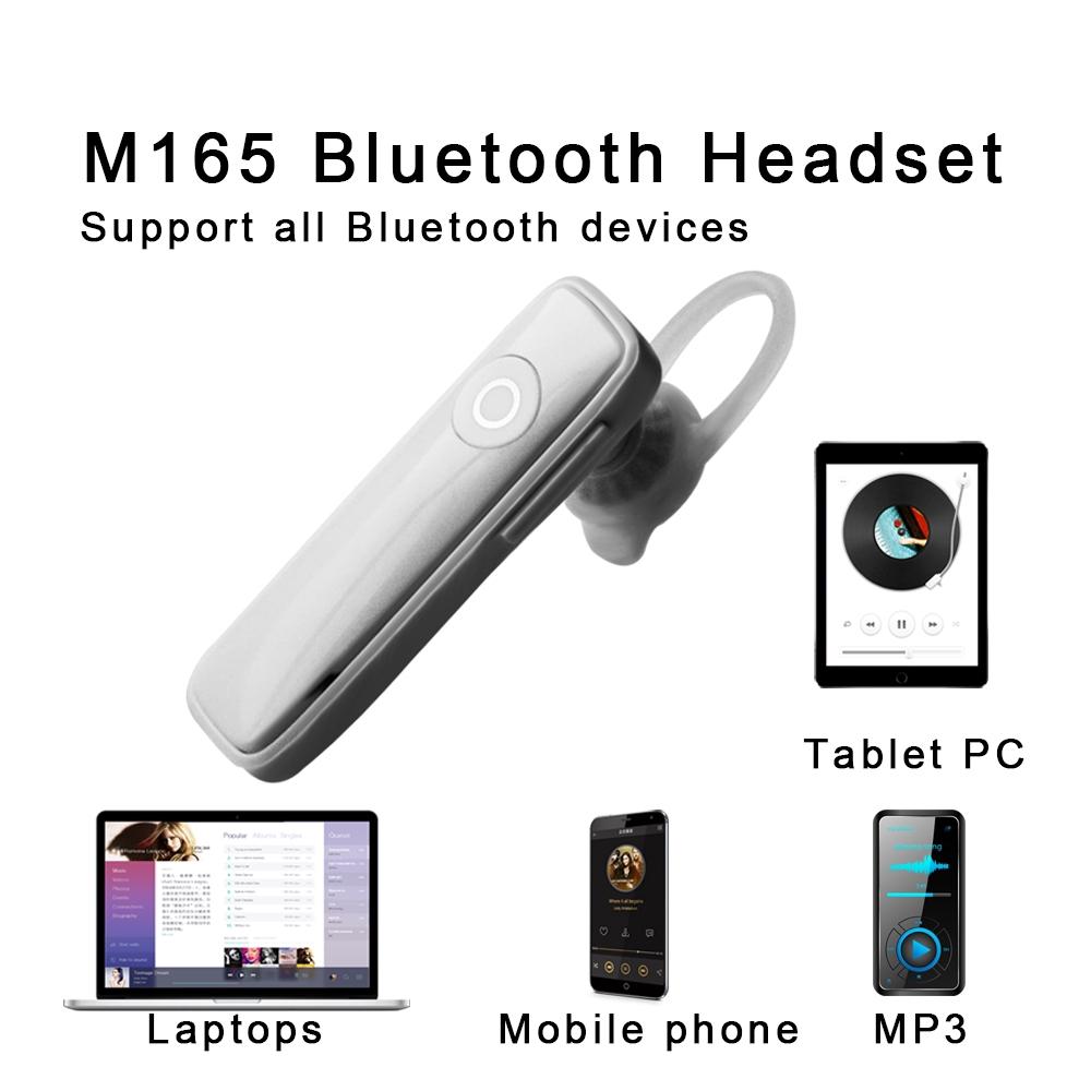 Tai nghe không dây M165 kết nối Bluethooth 4.1 với micro có kèm cáp sạc