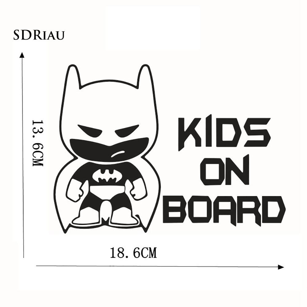 Miếng Dán Trang Trí Xe Hơi Hình Batman