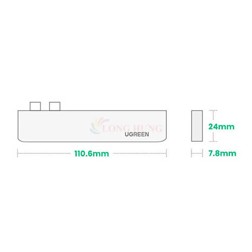 Cổng chuyển đổi Ugreen 5-in-1 Multifunction Adapter USB-C Hub CM251 60559 - Hàng chính hãng