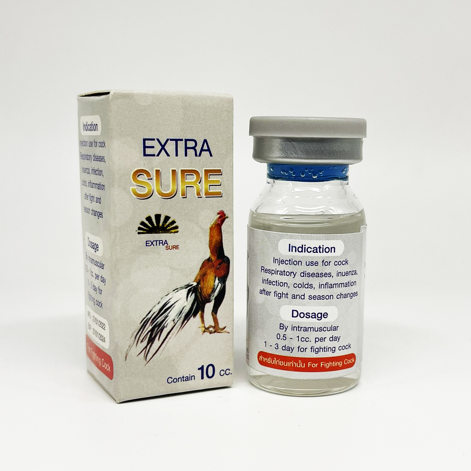 Extra Sure Chai 10ml - Chích Gà Khò Khè Sỗ Mũi Sưng Đầu