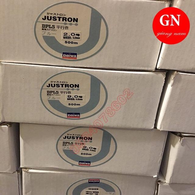 Cước câu cá justron 500m đủ size.