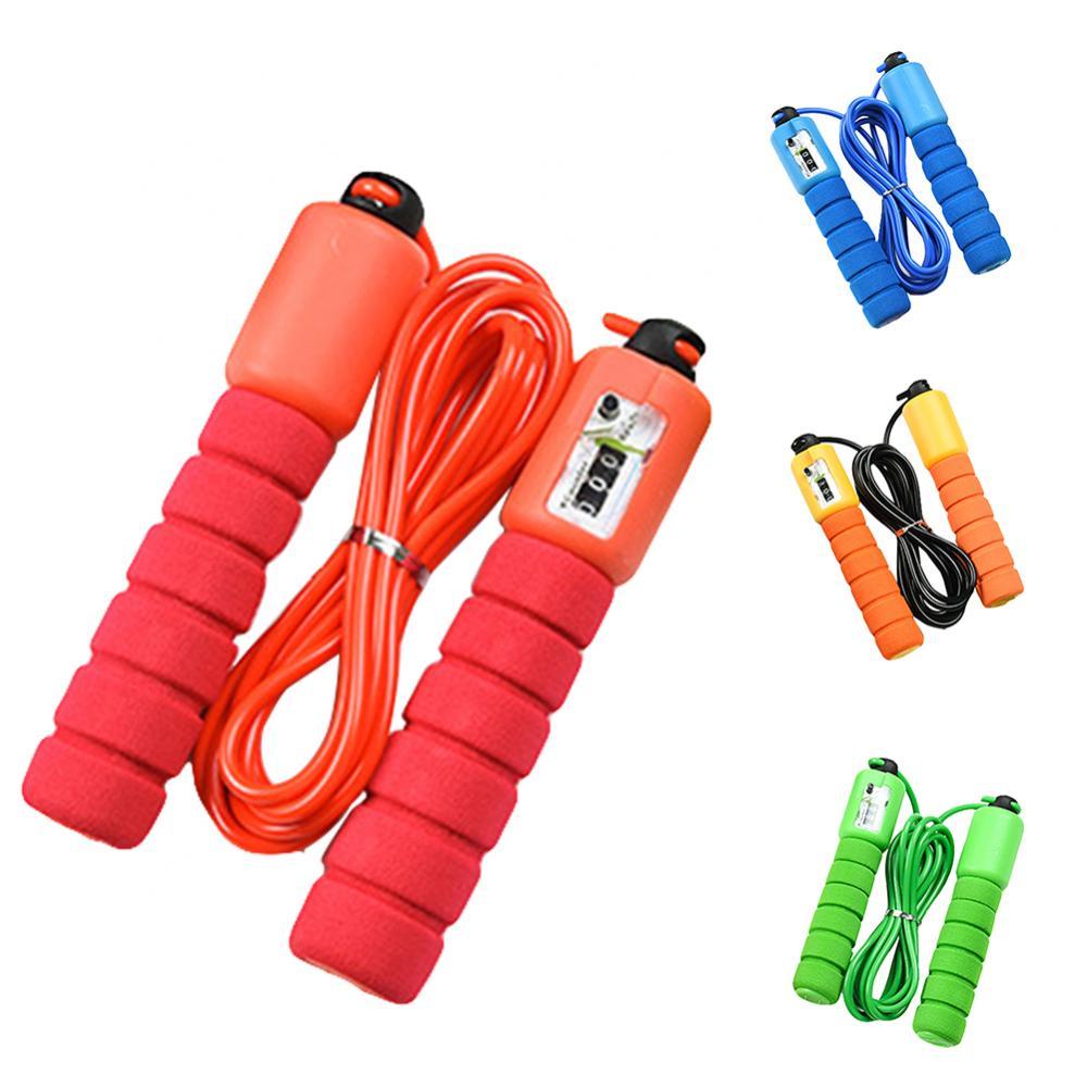 Dây Nhảy Dây Thể Dục Chuyên Nghiệp Dây Nhảy Điện Tử Có Thể Điều Chỉnh Với Bộ Đếm Thể Thao Đếm Tốc Độ Nhanh Nhảy Bỏ Qua Color: Orange