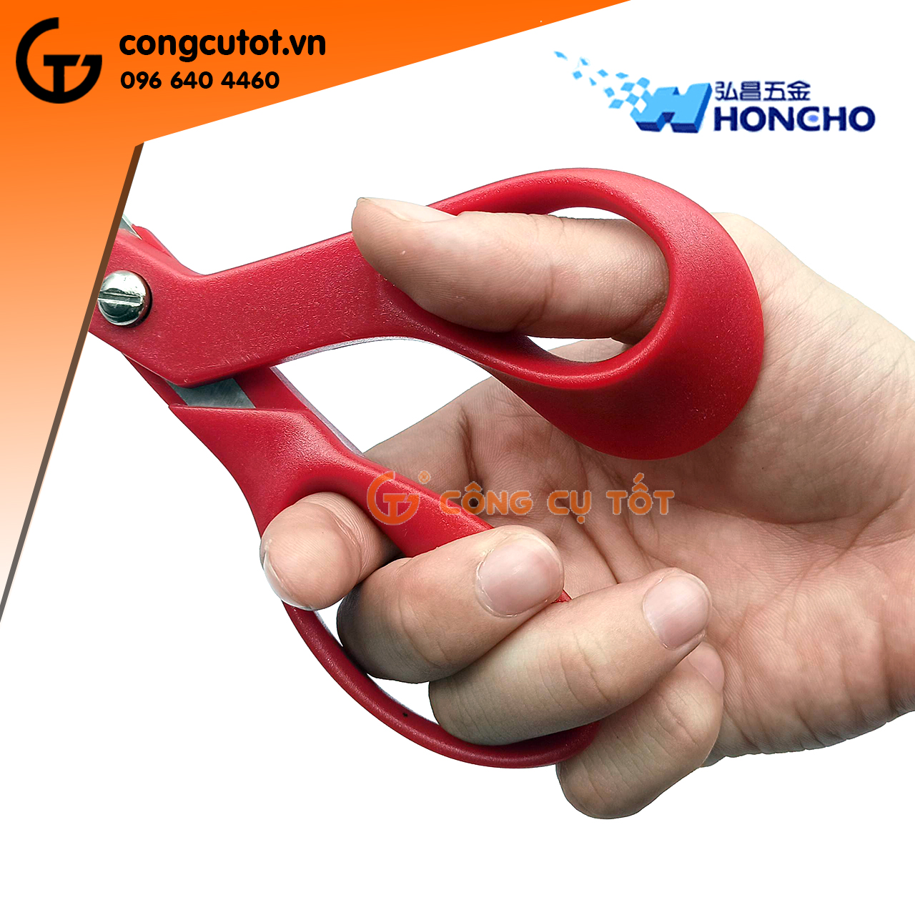 Kéo cắt vải, cắt nhựa 210mm lưỡi chống trơn