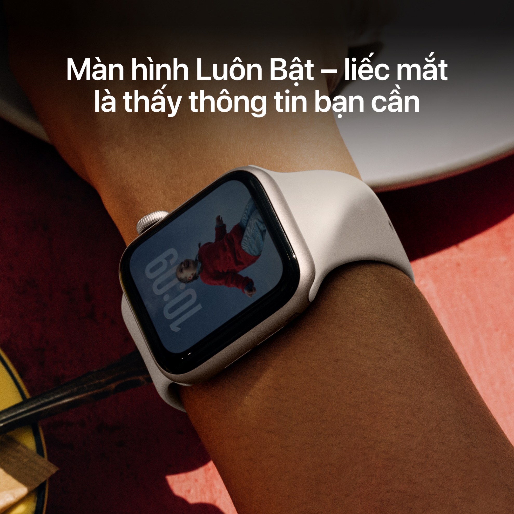 Apple Watch SE 3 2025 GPS (Viền nhôm, dây cao su)