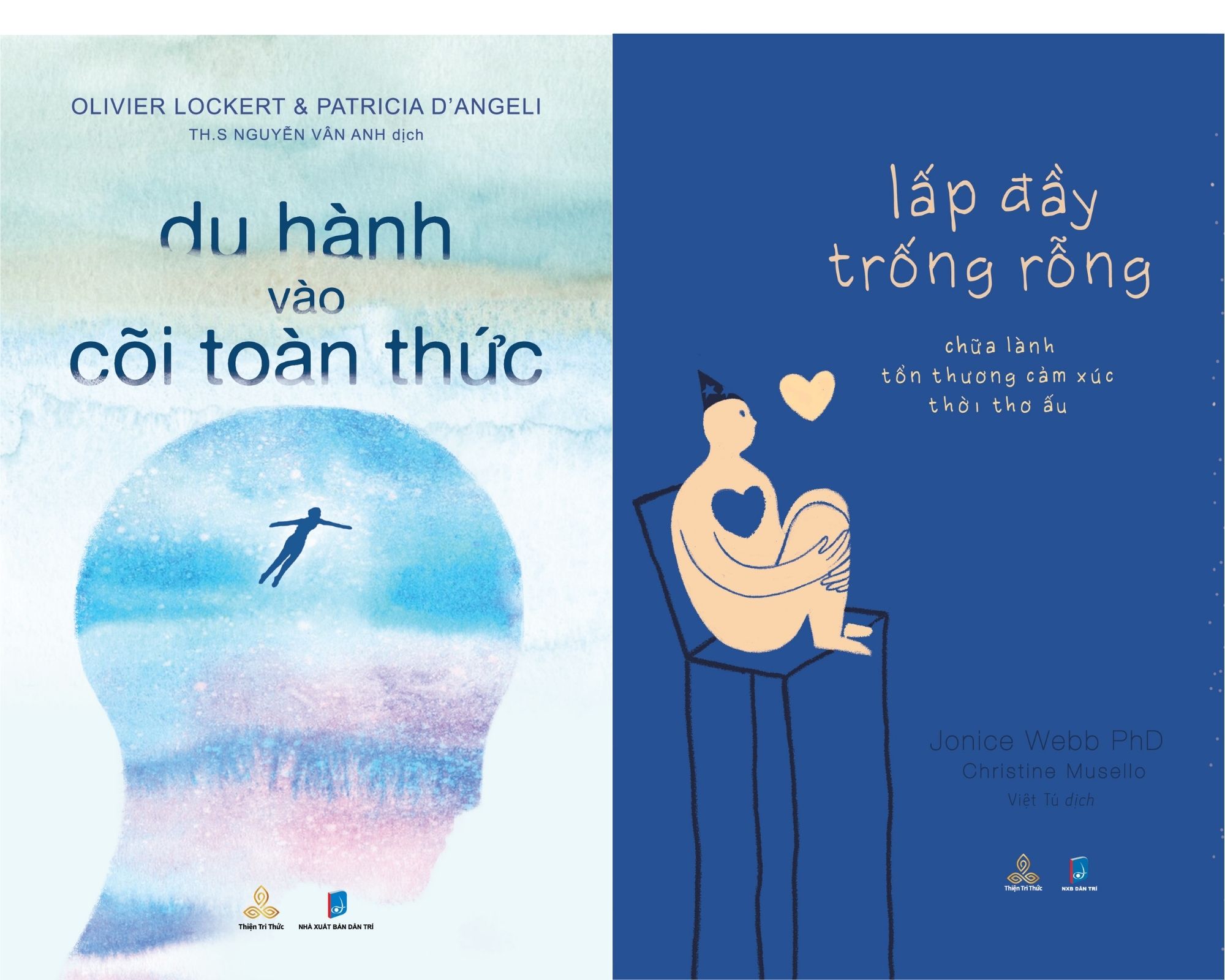 Combo sách Du Hành Vào Cõi Toàn Thức và Lấp Đầy Trống Rỗng
