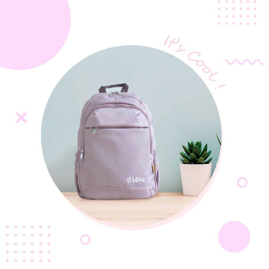 Balo học sinh vải dù cao cấp, tone pastel thời trang - BOM