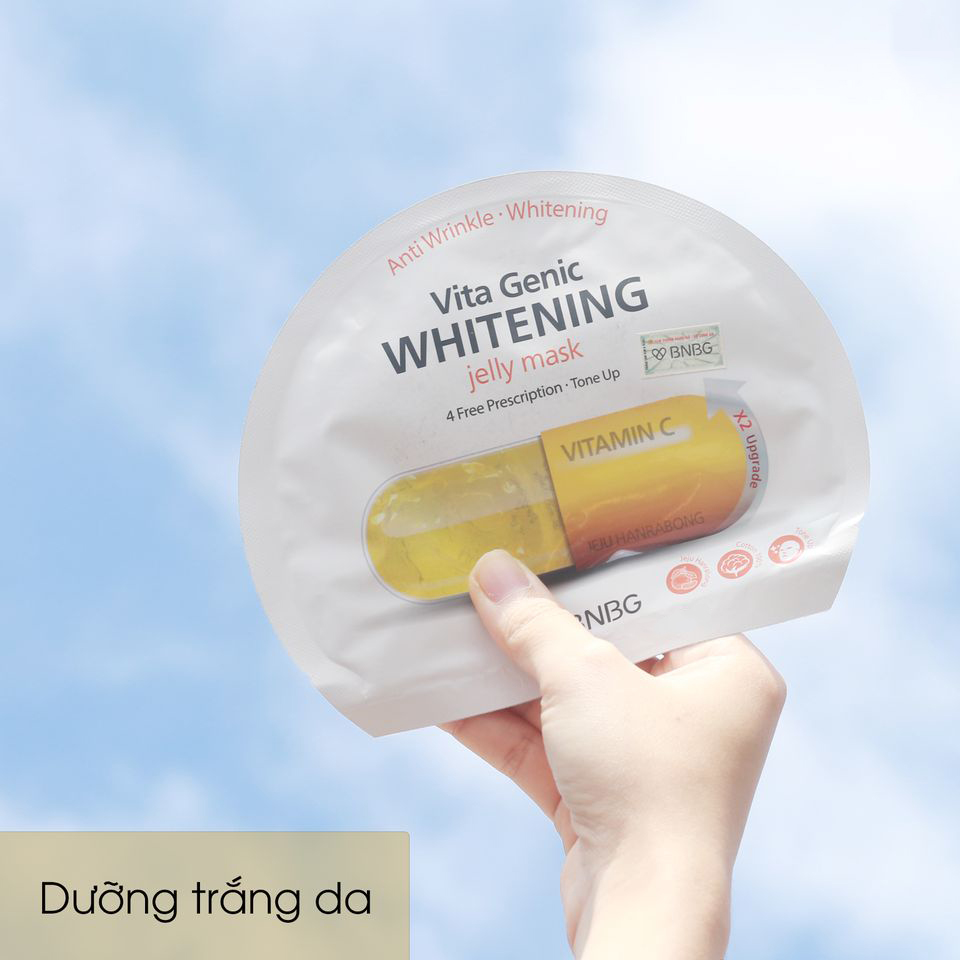 Mặt Nạ Giấy Làm Sáng Da BNBG Vita Genic Whitening Jelly Mask (Vàng) 30ml