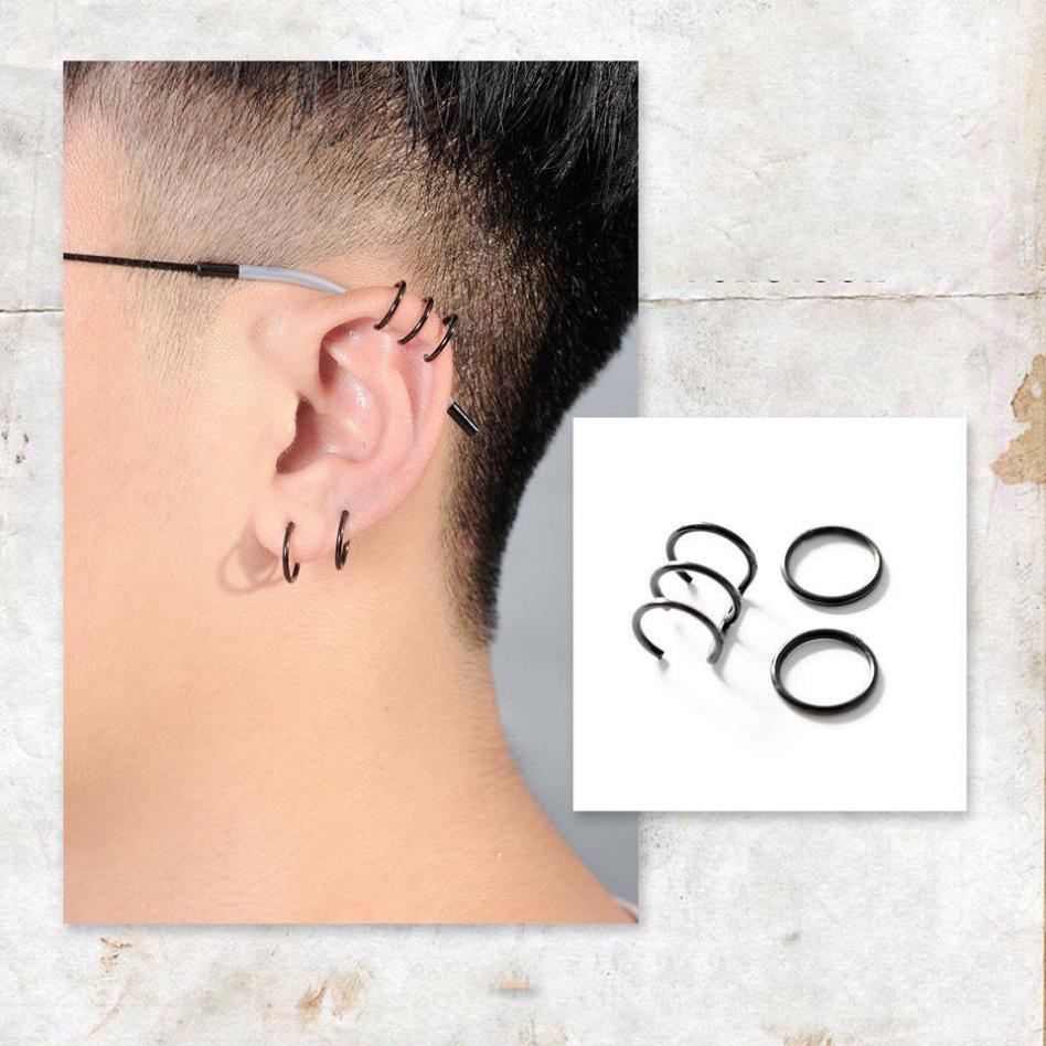 1 Khuyên Tai / Mũi / Môi / Mũi Hình Chữ U Không Cần Xỏ Lỗ Cho Nam Và Nữ