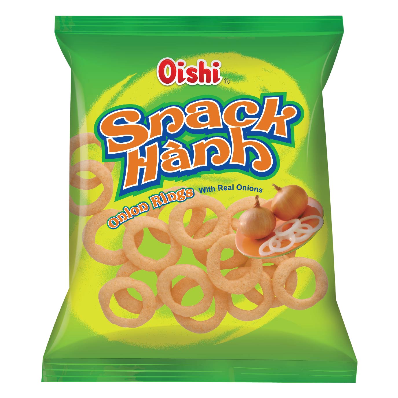 Oishi Combo1 - 6 gói snack 40g (Snack Cua Sốt Chua Ngọt, Snack 4X Vị Phô Mai, Snack Hành, Snack Cà Chua, Snack Bí Đỏ, Snack Phồng Mực)