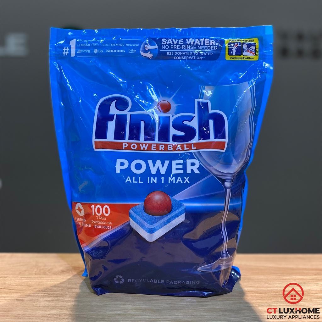 Viên rửa chén bát Finish All in one max 100 viên