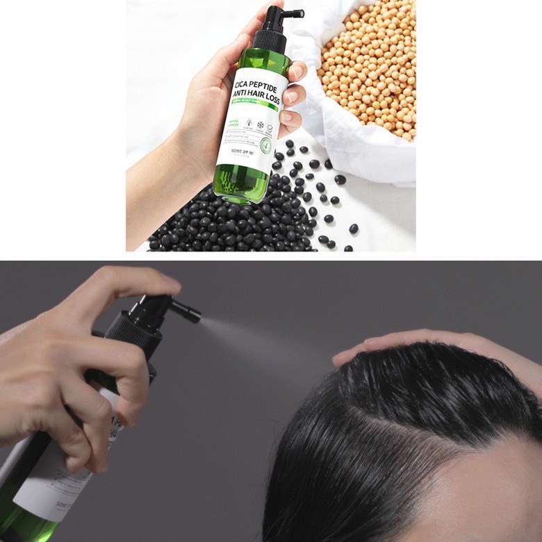 Xịt dưỡng tóc ngăn ngừa rụng tóc Some By Mi Cica Peptide Anti Hair Loss Derma Scalp Tonic 150ml