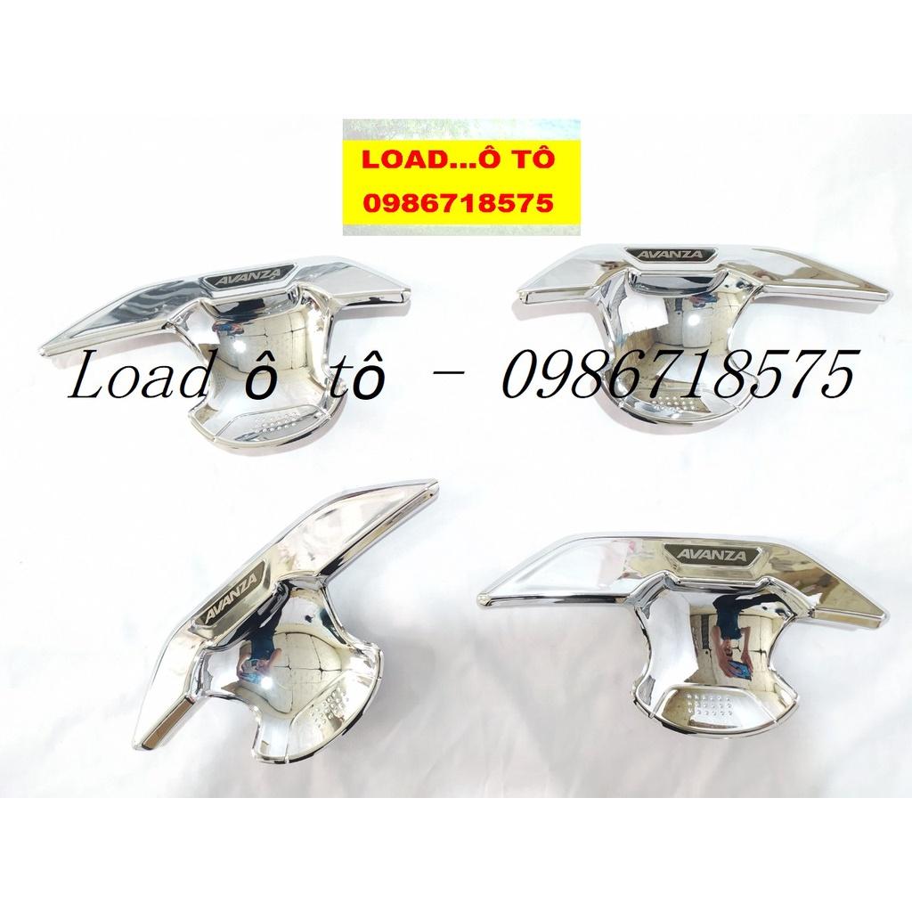 Ốp Hõm Cửa Xe Toyota AVANZA 2022-23 Mẫu Nhựa ABS Mạ Crom Sáng Bóng
