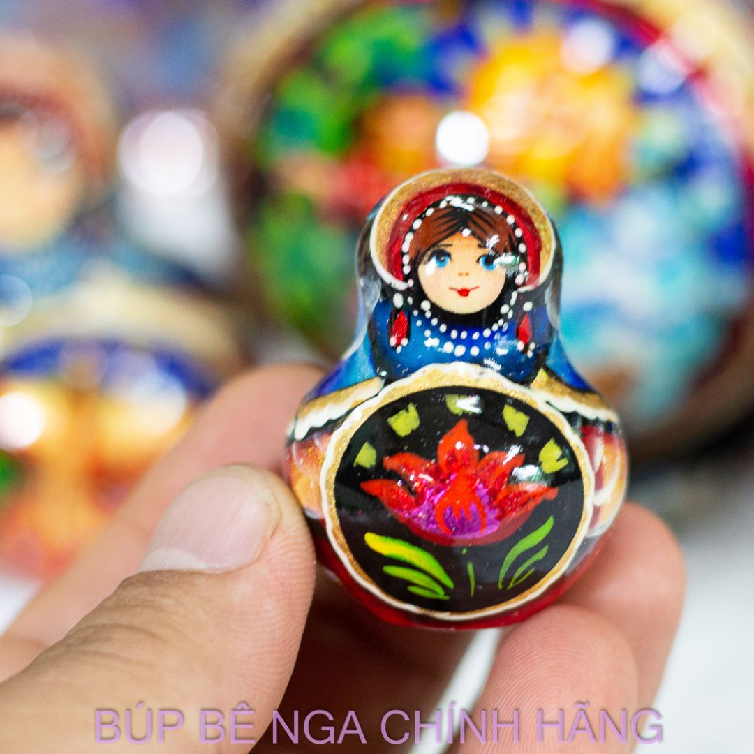 BỘ BÚP BÊ NGA MATRYOSHKA CAO CẤP 5 LỚP 15CM "CỔ TÍCH ÔNG LÃO ĐÁNH CÁ VÀ CÁ VÀNG" CỰC ĐẸP VÀ SANG TRỌNG