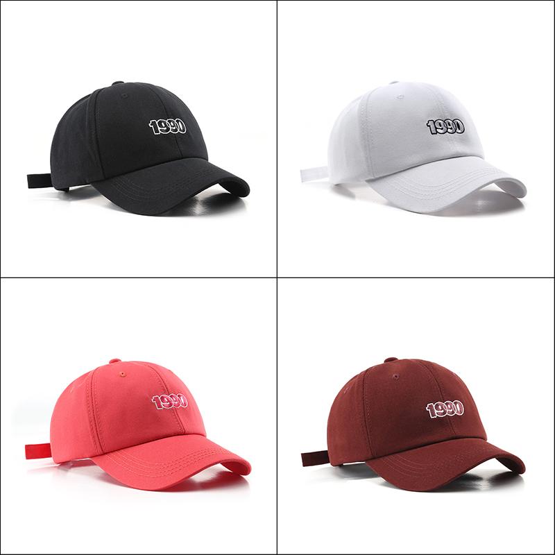 Sleckton Cotton Basketball Cap cho nữ và nam thời trang 1990 Mũ thêu mũ Snapback Casual Summer Soft Top Sun Cap unisex Color: Navy Size: Adjustable