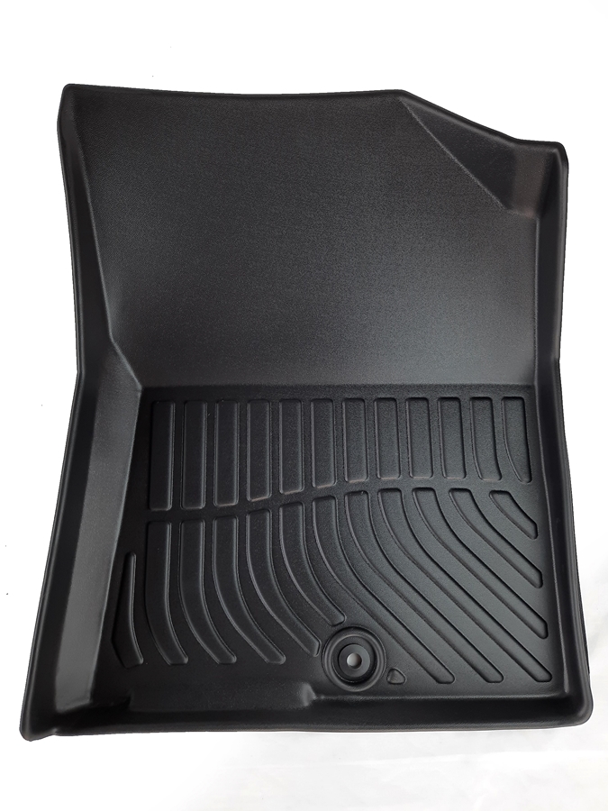 Thảm lót sàn xe ô tô Kia Sorento 2021- (3 hàng ghế)Nhãn hiệu Macsim chất liệu nhựa TPE cao cấp màu đen