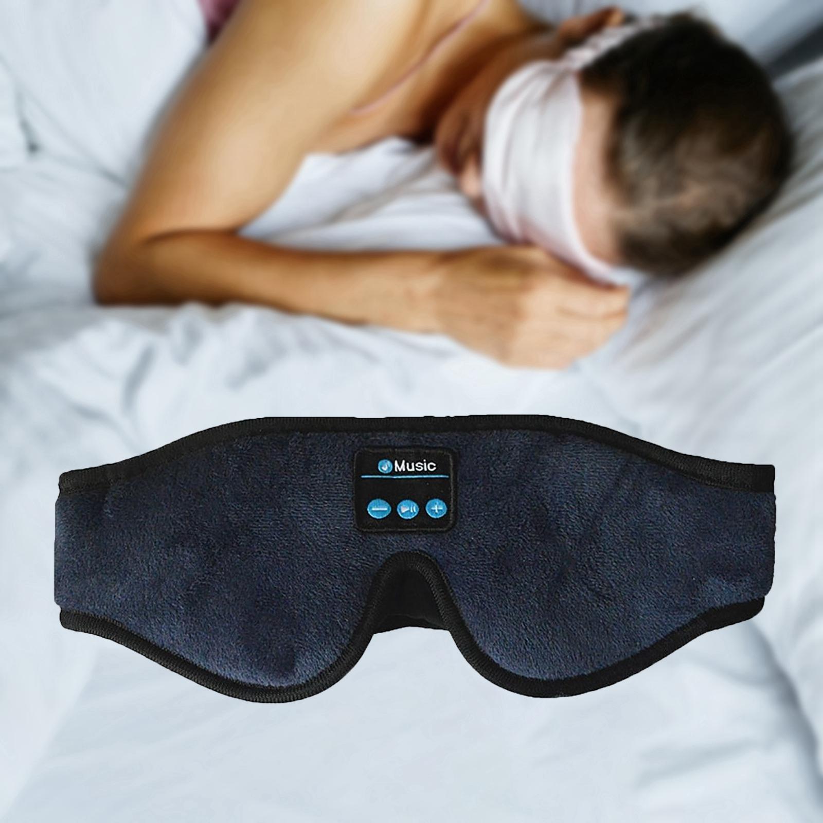 Sleep Headphones, Bluetooth 5.0 Washable Headband Sleep Eye Mask, for Office Home