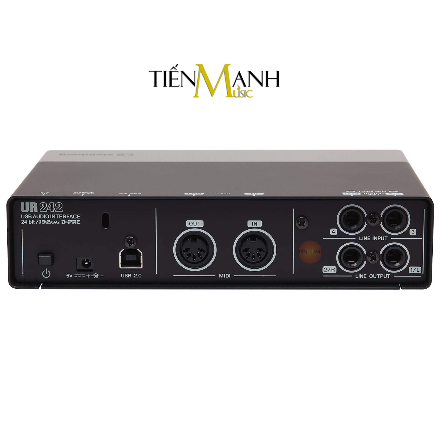 Soundcard Steinberg UR242 - Sound Card Bộ Thu Âm Thanh và Livestream Audio Interface Hàng Chính Hãng - Kèm Móng Gẩy DreamMaker