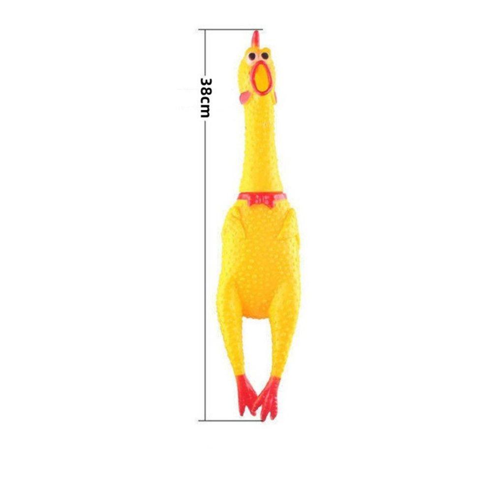 Gà Bóp Biết Kêu Shrilling Chicken size to 38 cm, Phát Ra La Hét Tiếng Gà Ngộ Nghĩnh - Đồ Chơi Chó Mèo