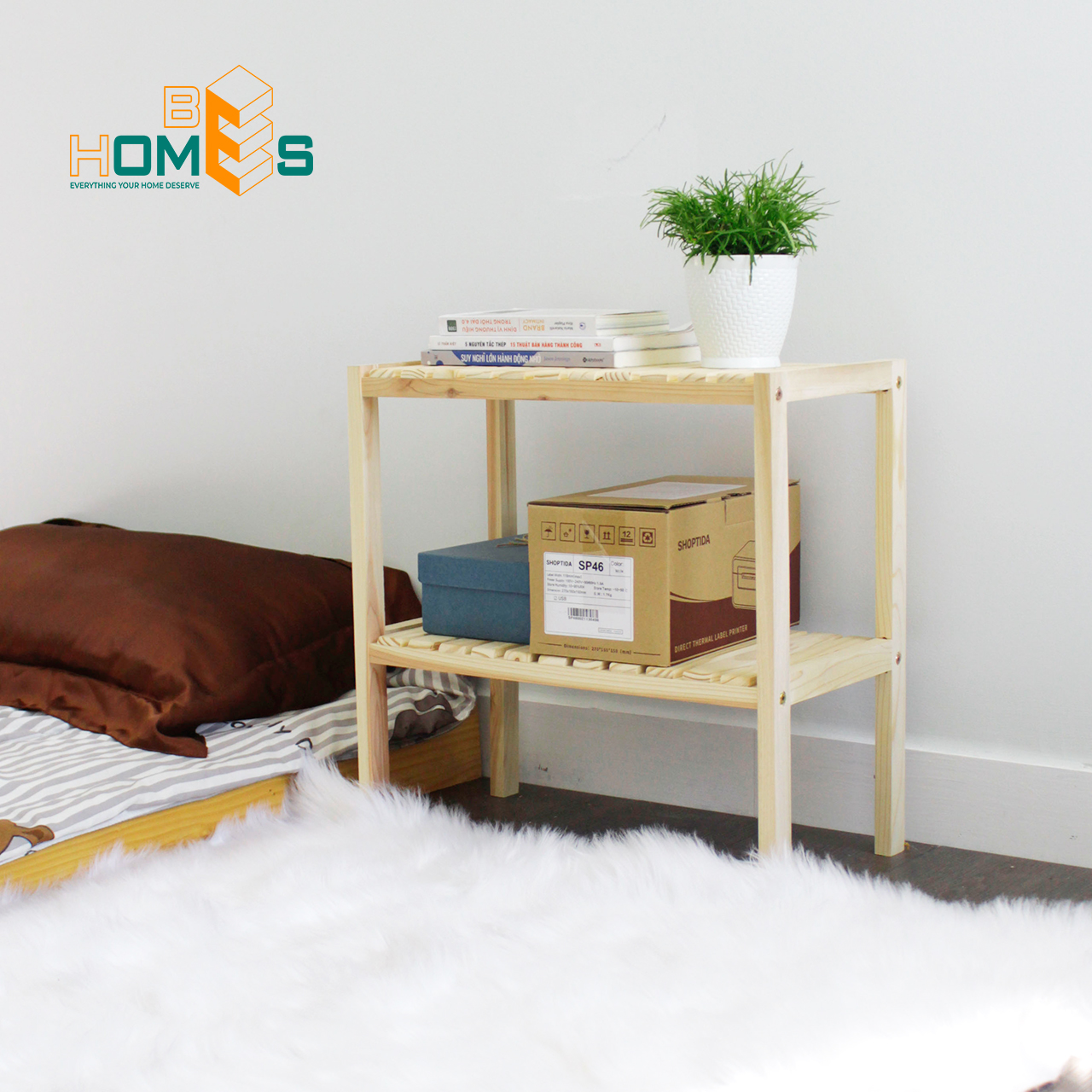 Kệ giày Be Homes 2 tầng 50cm